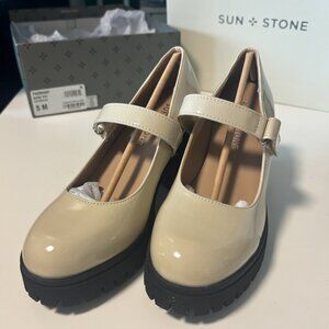 Off White Sun + Stone Loafers